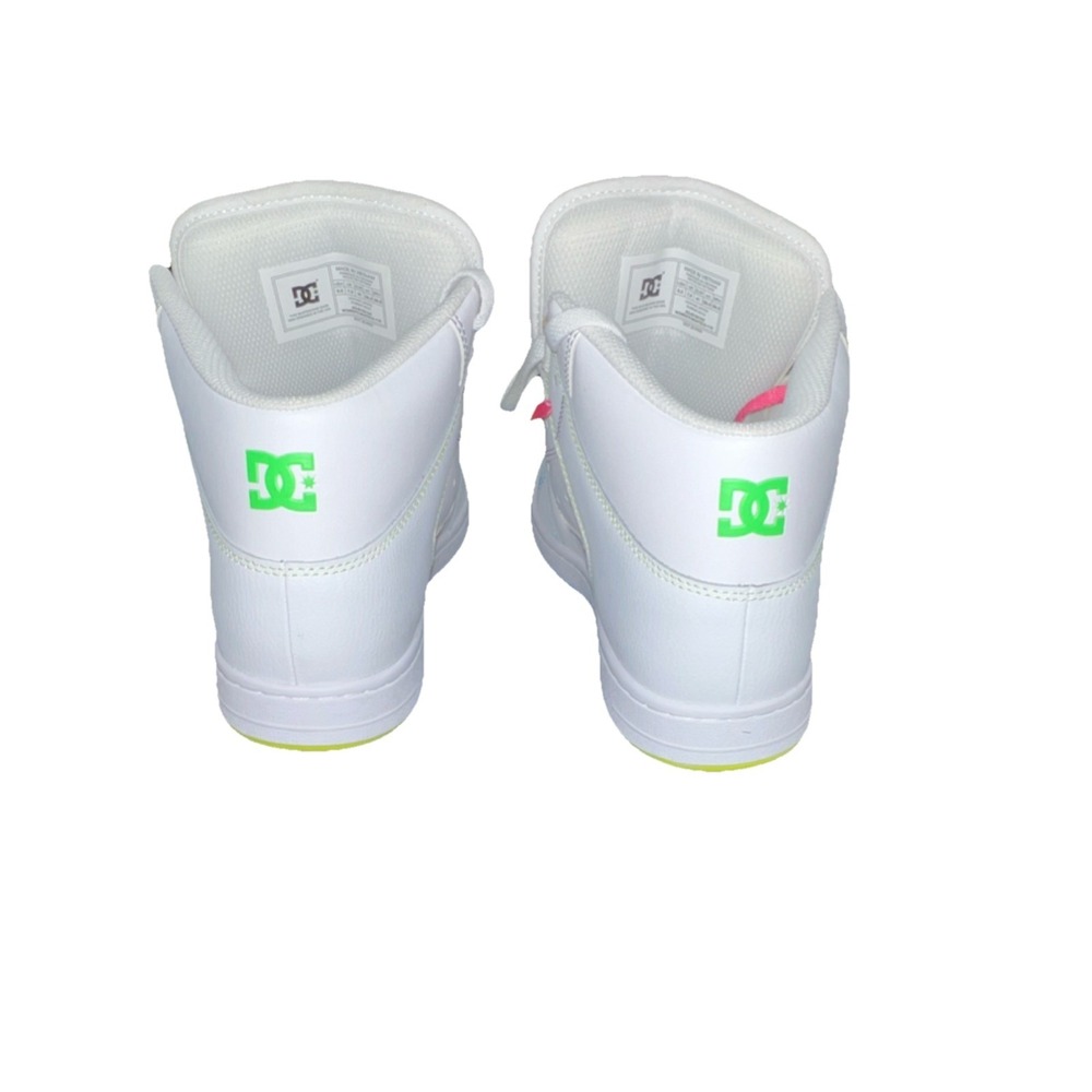 24N14/DC Manteca 4 HI Women's High Top Skate Sneakers White/Multicolo Size 9.5 - Picture 3 of 11